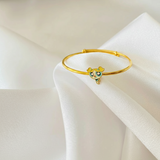 Bubbles Silver adjustable kids bangle