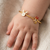 Bunny-Blossoms 92.5 Silver adjustable kids bangle