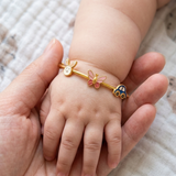 Bunny-Butterfly-Car-92.5 Silver adjustable kids bangle