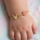 Bunny-Captain-America 92.5 Silver adjustable kids bangle