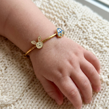 Bunny-Car 92.5 Silver adjustable kids bangle