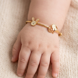 Bunny-Dog 92.5 Silver adjustable kids bangle