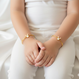 Bunny Silver adjustable kids bangle