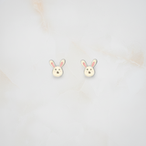 Bunny 92.5 silver ear studs