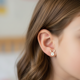 Bunny 92.5 silver ear studs