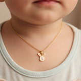 Bunny charm 92.5 silver necklace