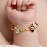 Bunny-Labubu 92.5 Silver adjustable kids bangle
