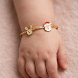 Bunny-Santa 92.5 Silver adjustable kids bangle