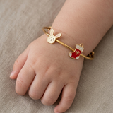 Bunny-Socks 92.5 Silver adjustable kids bangle