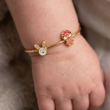 Bunny-Spiderman 92.5 Silver adjustable kids bangle