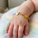 Bunny-Sun 92.5 Silver adjustable kids bangle