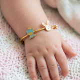 Bunny-Teddy 92.5 Silver adjustable kids bangle