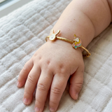 Bunny-Unicorn 92.5 Silver adjustable kids bangle