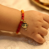 Enamelled Buttercup Powerpuff Girls 92.5 Silver versatile pendant rakhi
