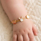 Butterfly-bunny-cloud-92.5 Silver adjustable kids bangle