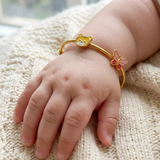 Butterfly-Cub 92.5 Silver adjustable kids bangle