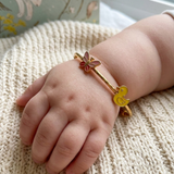 Butterfly-Duck 92.5 Silver adjustable kids bangle