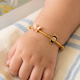 Butterfly-Labubu 92.5 Silver adjustable kids bangle