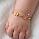 Butterfly-Mickey 92.5 Silver adjustable kids bangle