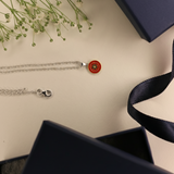 caption america charm 92.5 silver necklace