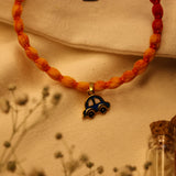 Enamelled Car 92.5 Silver versatile pendant rakhi