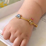 Car-Blossams 92.5 Silver adjustable kids bangle