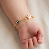 Car-Crown 92.5 Silver adjustable kids bangle