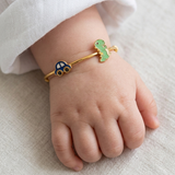 Car-Dinosour 92.5 Silver adjustable kids bangle