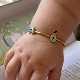 Car-Guitar 92.5 Silver adjustable kids bangle