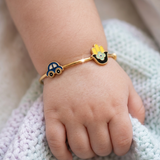 Car-Hamsa 92.5 Silver adjustable kids bangle