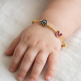 Car-Heart 92.5 Silver adjustable kids bangle