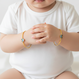 Car Silver adjustable kids bangle