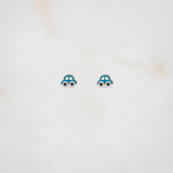 Car 92.5 silver ear studs