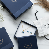 Car enamel 92.5 silver necklace set