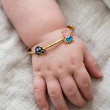 Car-Peppa-Pig 92.5 Silver adjustable kids bangle