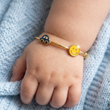 Car-Smiley 92.5 Silver adjustable kids bangle