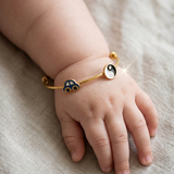 Car-Yin-Yang 92.5 Silver adjustable kids bangle