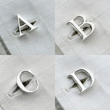 Personalized single Initial cufflinks for men