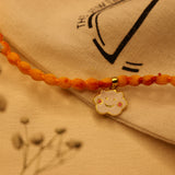 Enamelled Cloud 92.5 Silver versatile pendant rakhi
