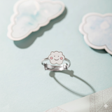 Cloud 92.5 silver kids adjustable ring