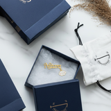 Customized name cloud 92.5 silver brooch