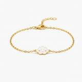Cloud enamel Flexible Chain Bracelet