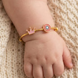 Crown-Captain-America 92.5 Silver adjustable kids bangle
