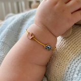 Crown-Car 92.5 Silver adjustable kids bangle