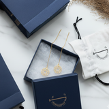 Crown Chakra 92.5 silver Threader Earrings