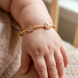 Crown-Dog 92.5 Silver adjustable kids bangle