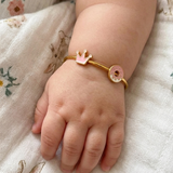 Crown-Donut 92.5 Silver adjustable kids bangle