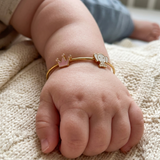 Crown-Elephant 92.5 Silver adjustable kids bangle