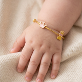 Crown-Giraffe 92.5 Silver adjustable kids bangle