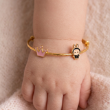 Crown-Labubu 92.5 Silver adjustable kids bangle
